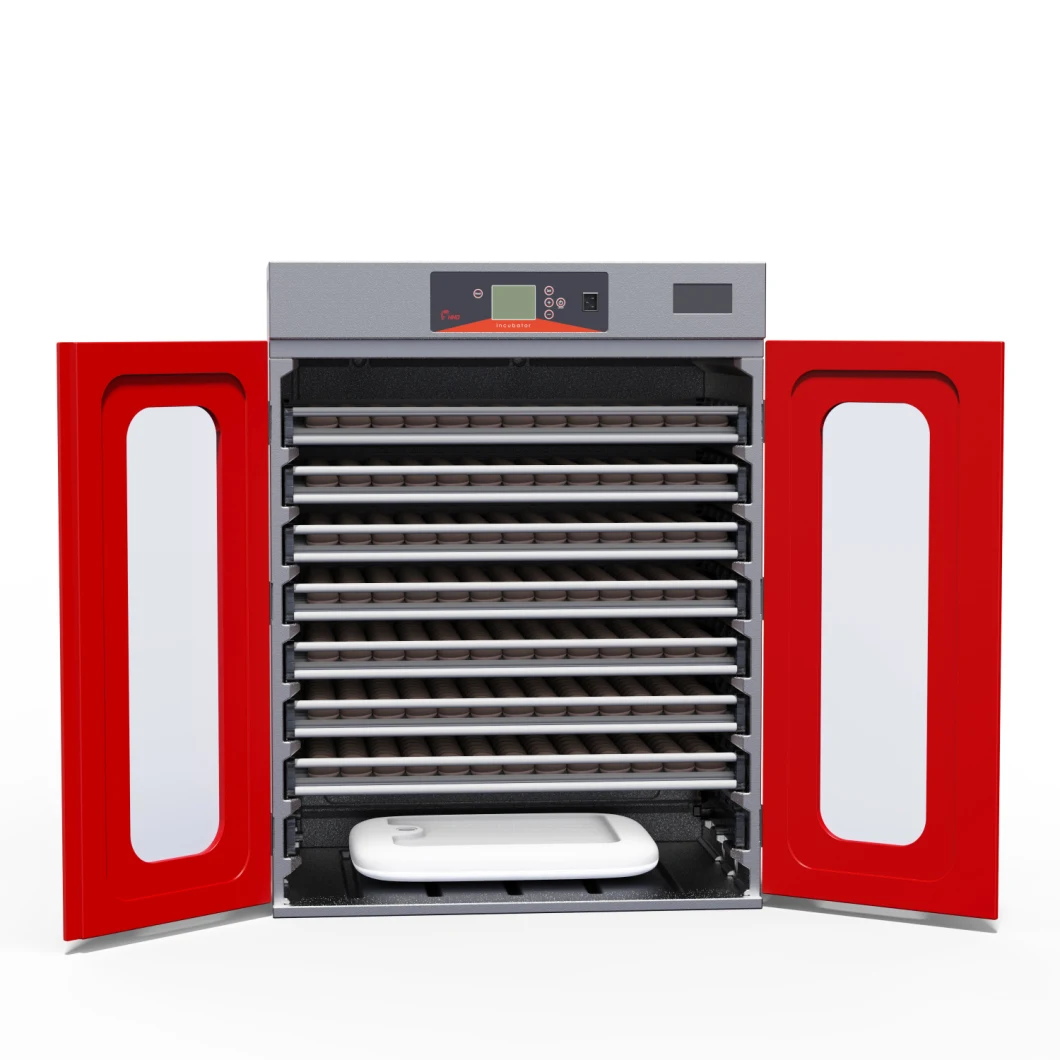 Hhd Chinese Red Best Price 1000 Full Automatic Poultry Chicken Egg Incubator