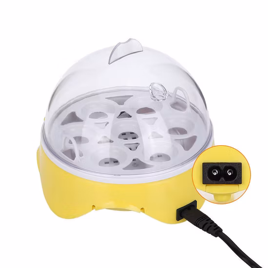 Mini incubatrice per uova Hhd di vendita calda da 7 uova con tasso di schiusa elevato, approvata CE